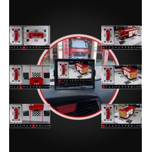 Grey Auto Driving Night Vision Car Camera System DC9V IP67