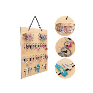 Double Layer Hair Clips 40*50cm Felt Wall Organizer