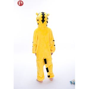 Regular Sleeve Cartoon Flannel Breathable Kids Winter animal Pajamas onesie