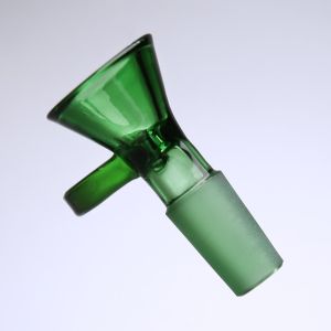 Hand Blown Glass Water Bong Bowl Slide 14mm Male Jointed