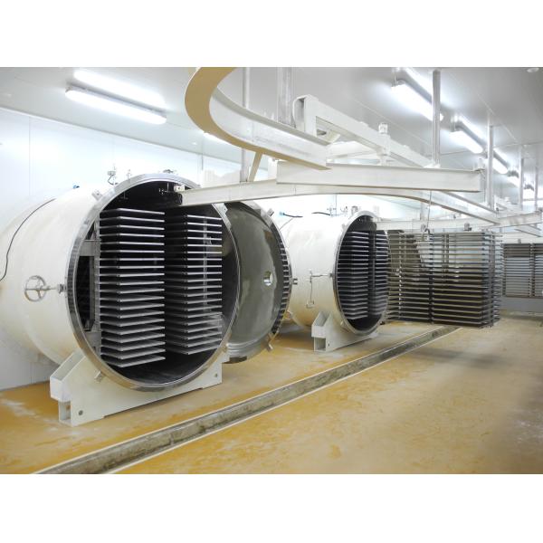 250KGS 380V 50HZ Per Batch Freeze Dry Machine Fruit And Vegetable Freeze Dryer Lyophilizer Chamber Material SUS304/δ8mm