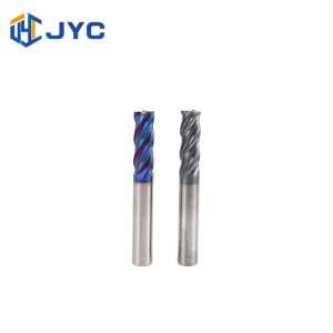 HRC45 Solid Carbide Milling Cutters 3 Flute End Mill For Aluminum