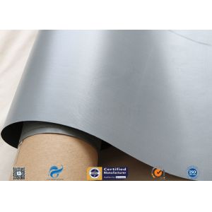 0.28mm Grey PVC Coated Fiberglass Clothing Plain Weave For Fireproof Tent