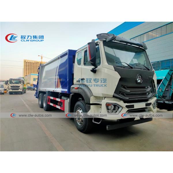 Sinotruk Hohan 340HP Garbage Compactor Truck With Euro 4 Diesel Engine