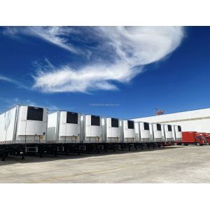 Aluminum Structural Refrigeration Box Semi Trailer for Fresh Food and Meat
