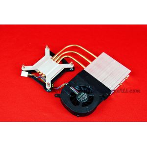 Extrusion + Machining 100W Copper Pipe Heat Sink