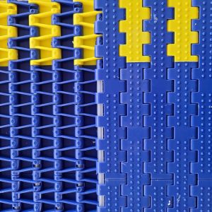 1000 Series Conveyor Belt Plastic Multifunction Flush Grid Conveyor Belt