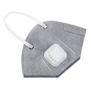 Industrial Use Valved Dust Mask N95 Valved Respirator Mask Dark Grey