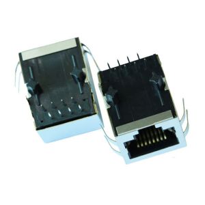 ARJ11A-MDSN-MU2 Ethernet RJ45 Single Port Connector for 10/100 BASE-T Magnetic