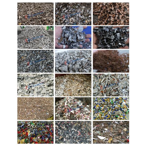 Automotive Shredder Residue Recycling Machine Scrap Steel Recycling Plant ASR Recycling Crushing Machine