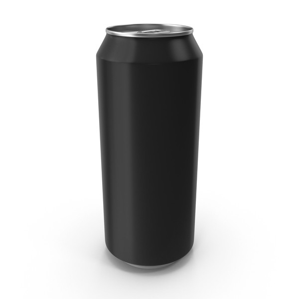 Buy Round Matte Printed 16oz 473ml Black Aluminum Can at wholesale prices