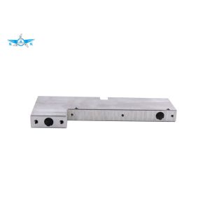 Precision Aluminium Machined Parts , OEM Silver Color Robot Spare Parts