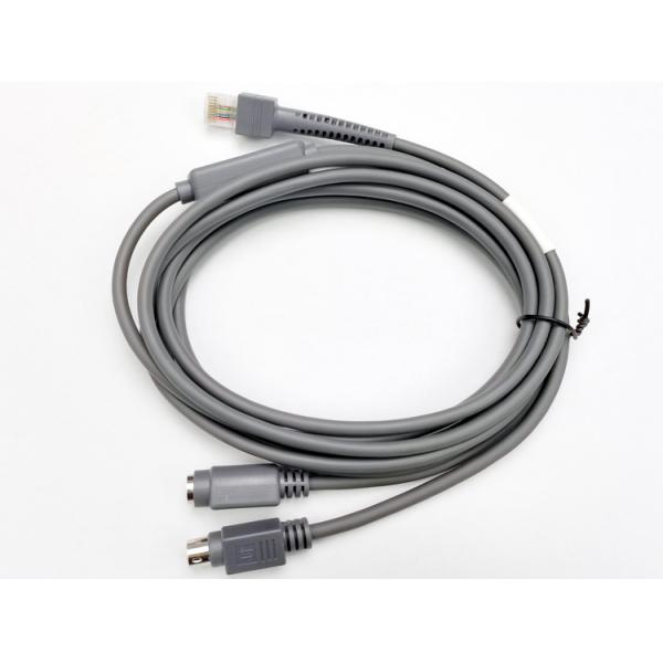 2M PS2 KB To Rj45 Barcode Scanner Cables For Symbol LS2208