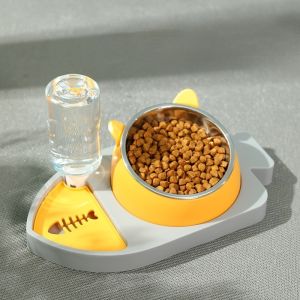 Ultra Quiet Automatic Feeders Water Level Window ​Emergency Food Reserve