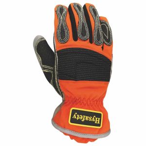 Knuckle Padded Rescue Extrication Gloves Vehicle Protective Oil Water Repellent