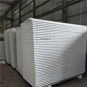 waterproof wall 50mm eps sandwich pane with 0.376mm and film both side for