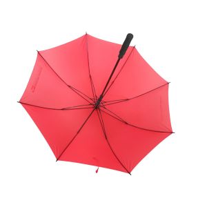 Red Custom Promotional Umbrellas , Golf Rain Umbrella Silk Screen Print
