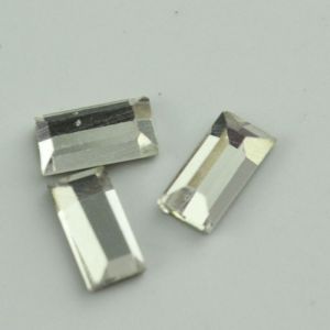 Rectangle Shaped Non Hot Fix Rhinestones