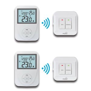 Wireless Remote Sensor Controlled Thermostat / Domestic Programmable Thermostat