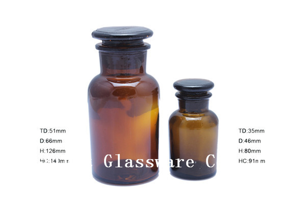 Buy Brown Glass Oil Bottle with lid, medicine bottle cheap at wholesale prices