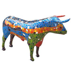 Cow Statue Decoration Resin Crafts Outdoor Fiberglass Sculpture