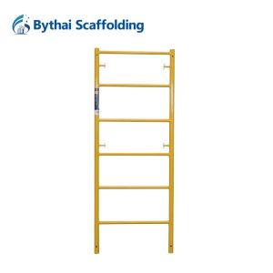 Safety Pre-Galvanized Ladder Frame Scaffolding From Meets Certification