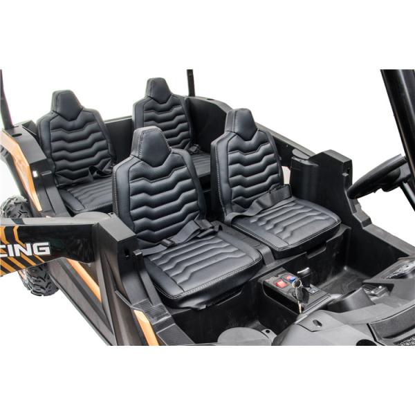 24v Battery 4x4 Plastic UTV Four-Seat Children's Electric Car with Carport 4-Wheeler