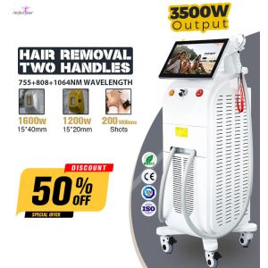 3500W 808nm Diode Laser Hair Removal Machine Painless Soprano Ice