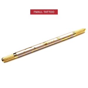 Golden Professional Microblading pen Double Head Manual Pen Eyebrow Tattoo Pen