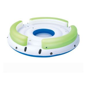 Family Party Inflatable Water Toys Island Lounge High Durability PVC Material