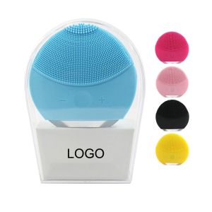 Waterproof Vibrating Face Cleansing Brush Usb Recharge Private Label