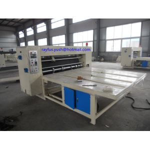 Chain Feeding Rotary Cutting Machine With Removable Slotting Device Creasing