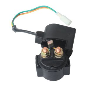 2 Male Pin Automotive Starter Relay 10" Wire Length For 4 Stroke 250cc Dirt Bike