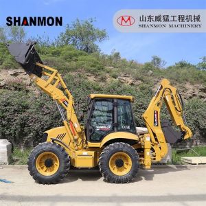 388H 4TX Super Backhoe Loader Higher Operating Efficiency ISO9000