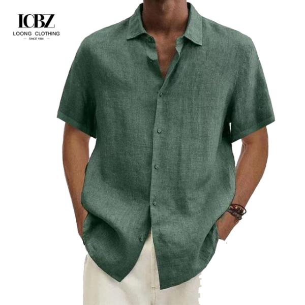 Support 7 Days Sample Order Lead Time Men's Short Sleeve Hawaiian Shirts and Shorts