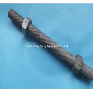 Astm A193 B7 Stud Bolts with heavy duty nuts