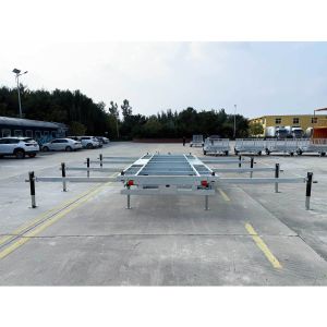 Skeleton Tiny House Trailers Robust Hot Dip Galvanised Trailer Silver