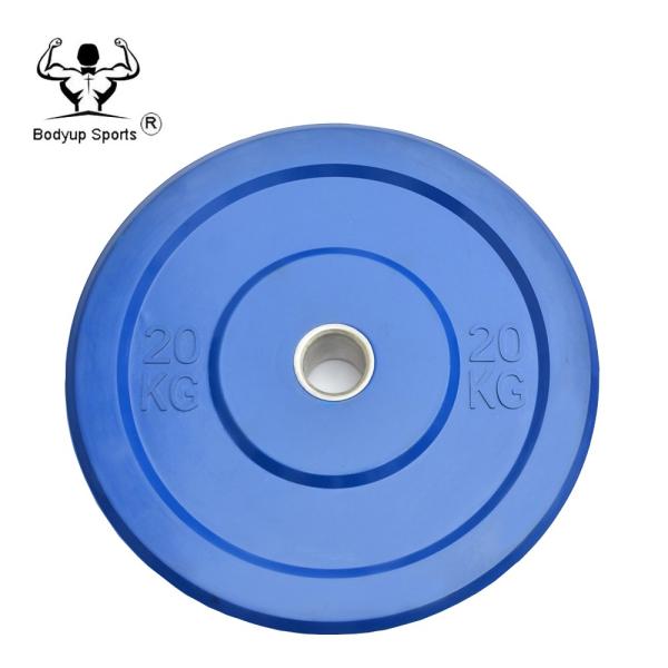 Pure Rubber Barbell Weight Plates , Crossfit Bumper Plates For Competition