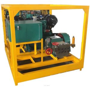 China 15kw Ultra High Pressure UHP Water Blasting Machines Heat Exchangers Pipes Cleaning on sale