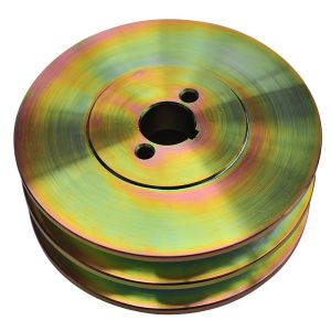 Technic Cold Extrusion and Lathing Steel Pulley Part with Zinc Galvanized Exporter