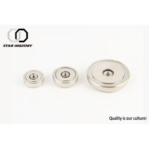 Disc Strong Permanent Magnet Assemblies For Industrial Electromagnet Use