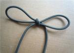 Blue 3Mm Waxed Cotton Cords / Elastic Drawstring Cord Polyester