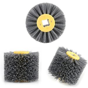 Industrial Abrasive Nylon Wheel Brush Wire Roller For Deburring