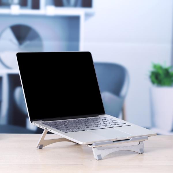 4mm Thick 15inch Portable Foldable Laptop Stand / Minimalist Laptop Table
