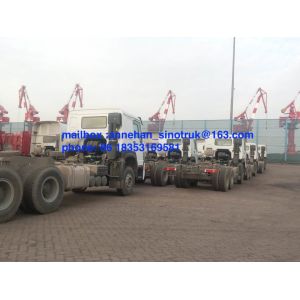 Sinotruk 6x4 10 Wheels Tractor Truck 371hp HW79 Cabin With 2 Sleepers And Air