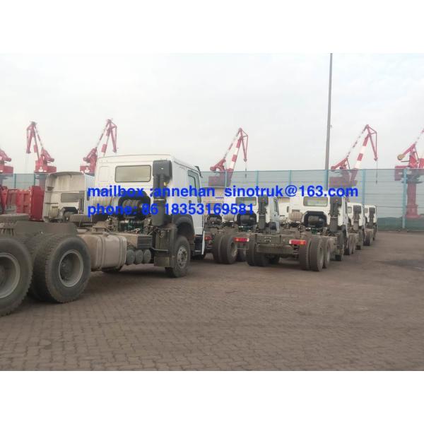 Sinotruk 6x4 10 Wheels Tractor Truck 371hp HW79 Cabin With 2 Sleepers And Air