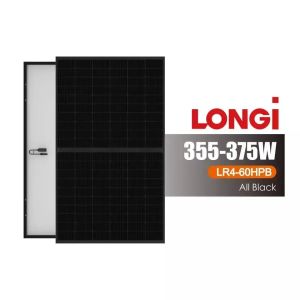 China N-TYPE Longi solar 166mm cell solar panel 360W 365W 370W 375W 380W 450W 455W grade A on sale
