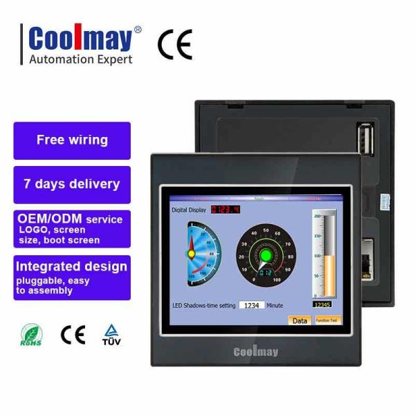 Coolmay 4.3 inch TK8037H HMI touch screen RS485 RS232 320*240 supports Modbus TCP for automation control system