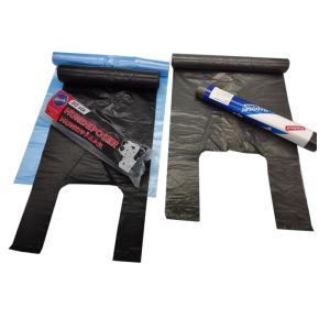 22 Inches Recyclable Reusable Bags Plastic Vest Carrier Bags Bottom Heat Seal