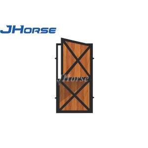 China Dutch Door Infilled Bamboo 3x4m Horse Stall Panels on sale